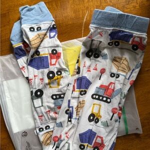 Little Sleepies Blue and Red Pajama Bottoms with Playful Design